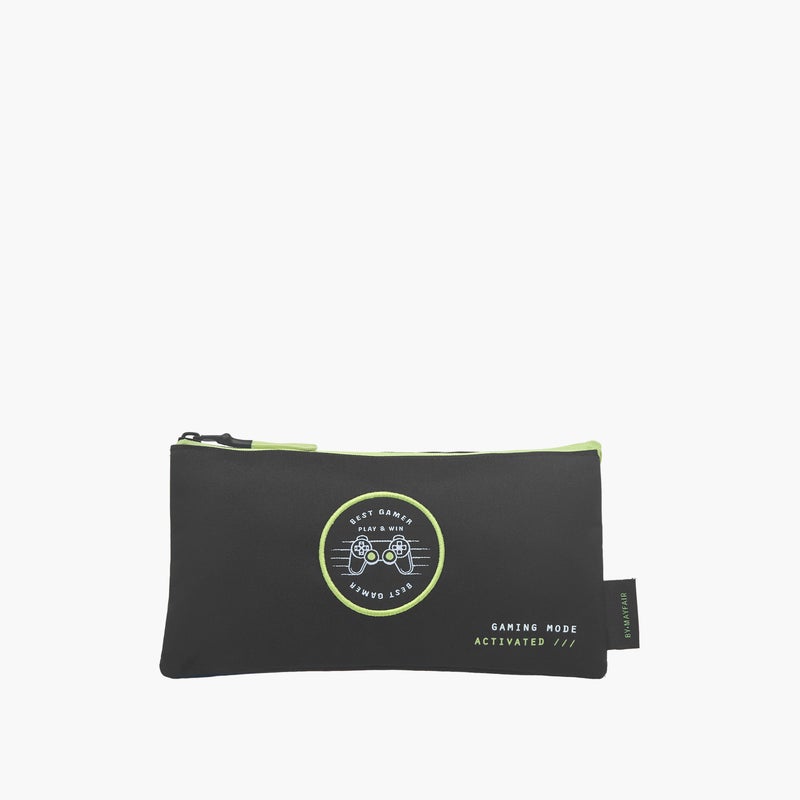 Mayfair Pouch - gaming Best Gamer-3 Compartment (Polyester) Black & Grey \ 23X12X2 - Image 1